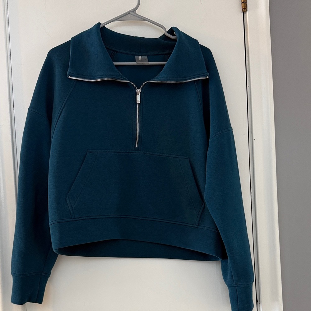 CALIA by Carrie Underwood Teal Half-Zip Sweatshirt